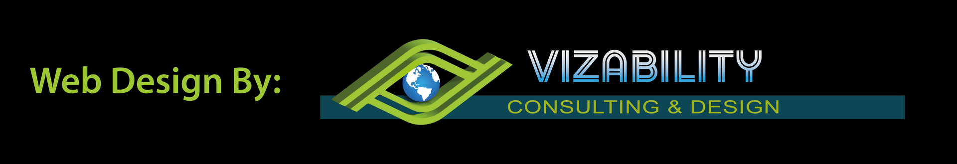 full span banner, web design by Vizability Consulting & Design with logo